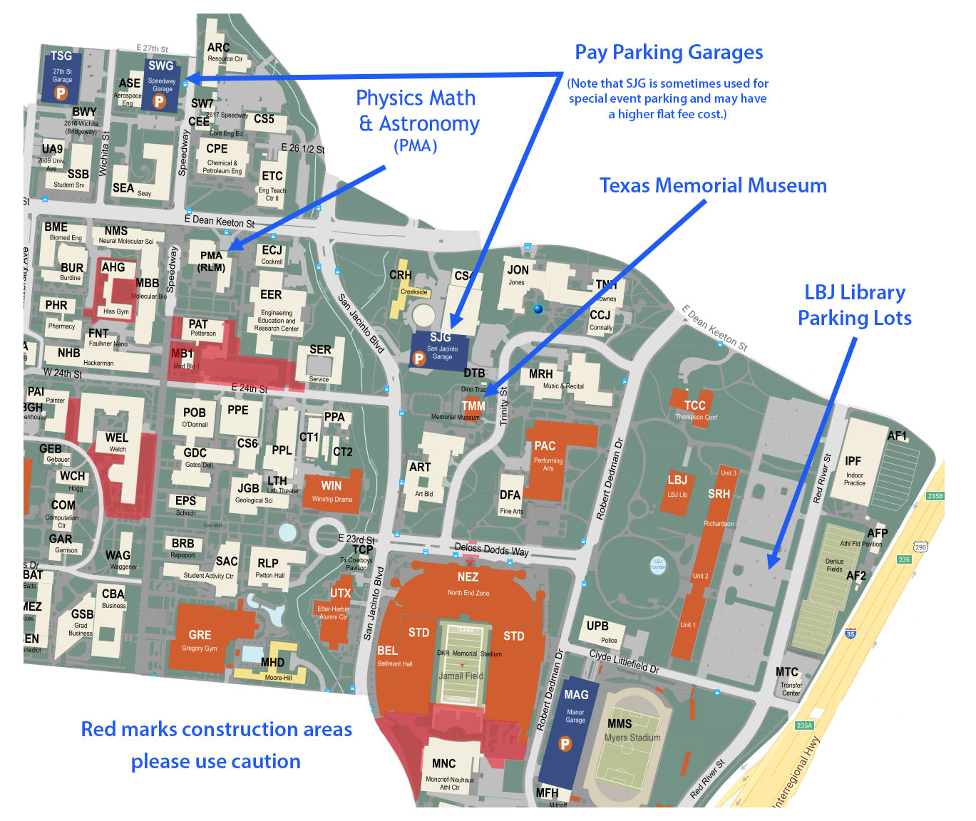 University Texas Austin Map Pdf