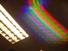 A camera plus a diffraction grating equals colors