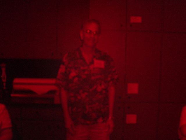 Note the change with the red filter.