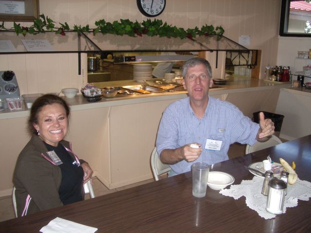 Dinner at the Astronomers Lodge