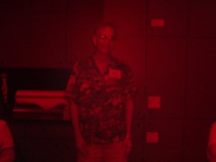 Note the change with the red filter.