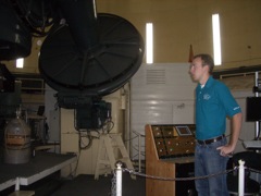 Curt Rodden, UT-Austin undergrad at the 2.1-m