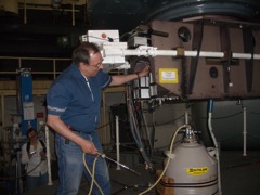 Time to cool the CCD with liquid nitrogen