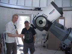 0.4-m telescope  - Kyle and Joe Wheelock