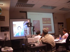 Dr. Dan Jaffe via videoconference