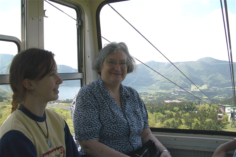 in the cable car