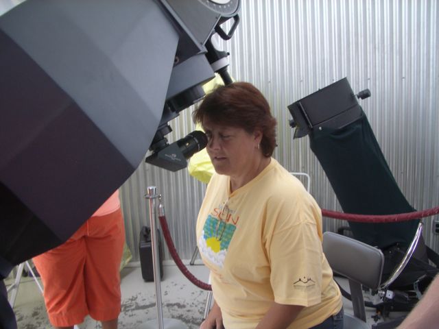 Debra looks at Venus