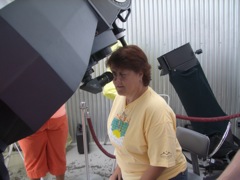 Debra looks at Venus