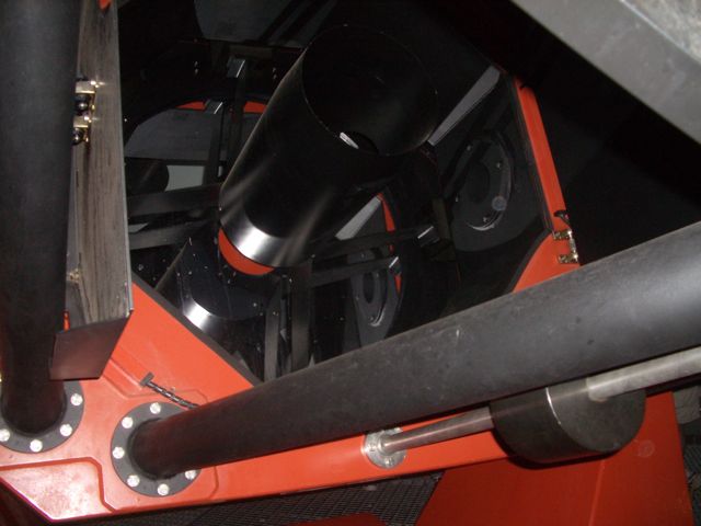The mirror has a coating over the aluminum