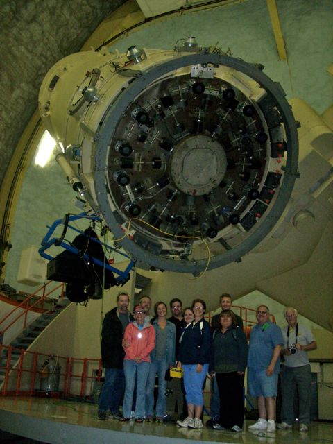 Group photo at the 2.7-m telescope