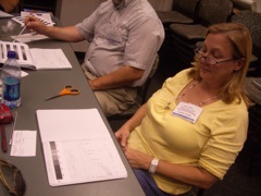Laura makes a line-tracing