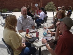 Lunch at the StarDate Cafe