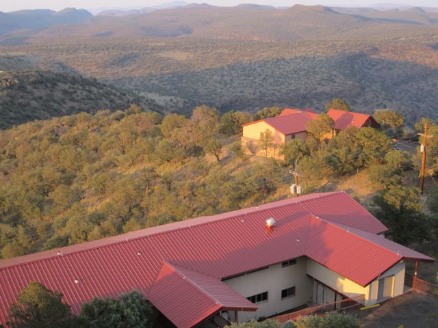 The Astronomer's  Lodge is our temporary home.