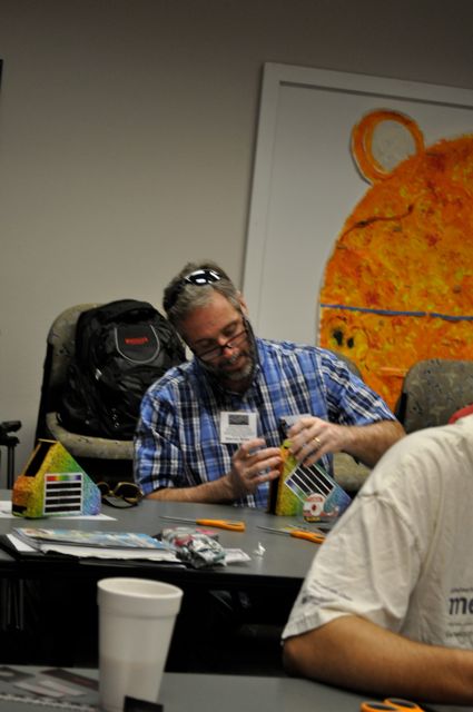 Time for more cutting and  taping - let's make a spectrometer.