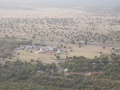 View of the Frank N Bash Visitor Center from the 2.7-m catwalk