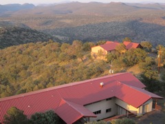 The Astronomer's  Lodge is our temporary home.