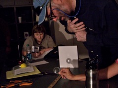 We can make an image with a lens.