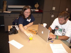 Sara and Eric examine wobble from exoplanets.