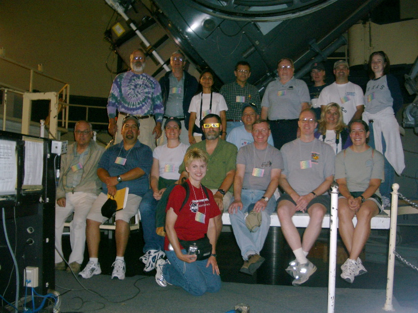 group photo at 2.1-m