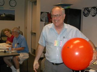 Dr. Jim Liebert and the sun