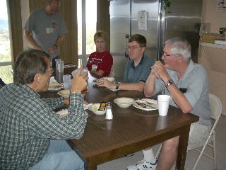 dinner at Astronomer Lodge