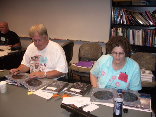 Warren and Theresa compare maps from two different months.