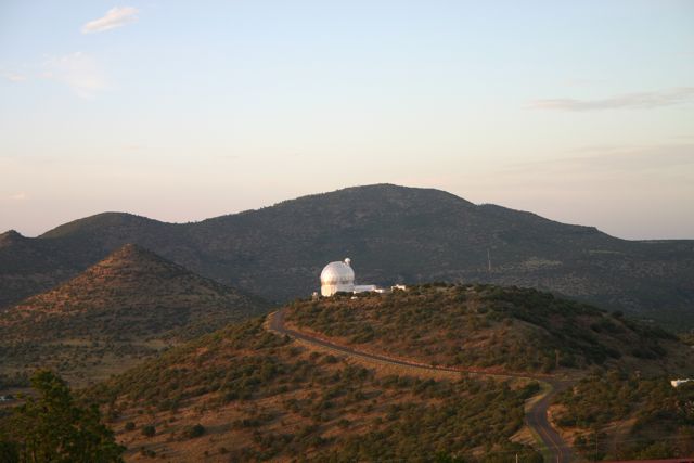 View of HET from the 2.7-m telescope