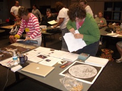 Many handouts to take home