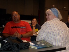 Kyle, Danielle, and Juli Britton think about their responses