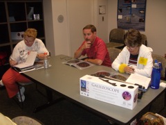 Linda, John, and Louann are thoughtful.