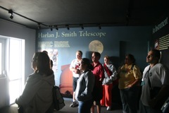 Lobby of the 2.7-m telescope