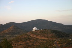 View of HET from the 2.7-m telescope