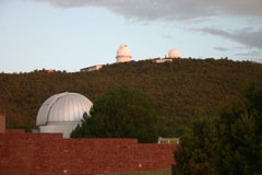 McDonald Observatory telescope domes