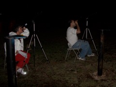 Using Galileoscopes under a mostly clear sky