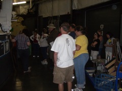 VIP guests get a real close look at the workings of the telescope