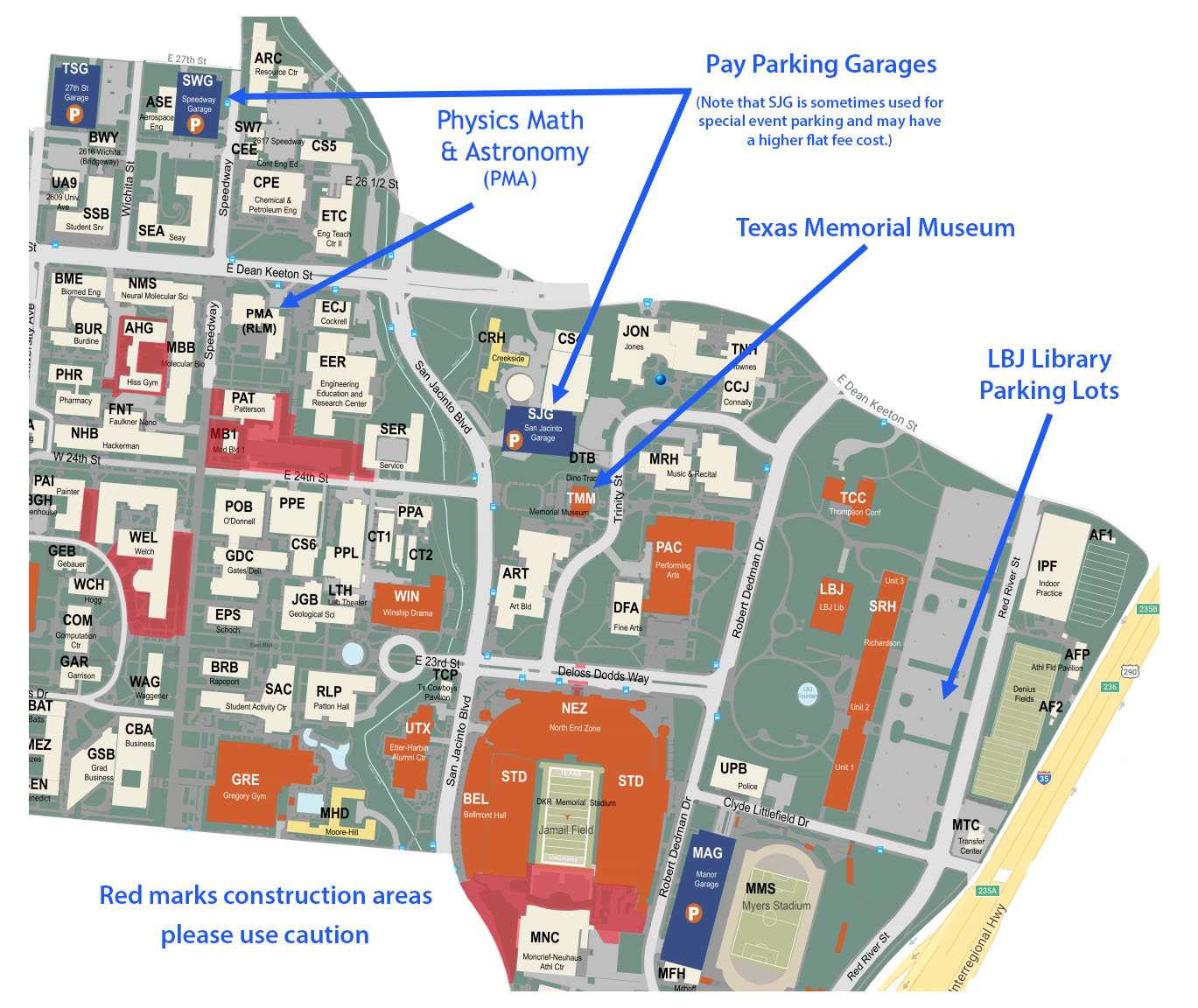 Planned power outage for various buildings on Long Campus - UT